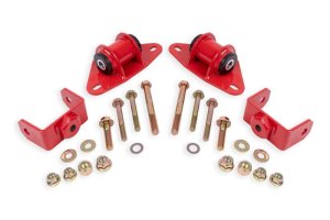 Chevrolet Corvette Motor Mount Kit - BMR Suspension - Delrin - Red - `14-`19